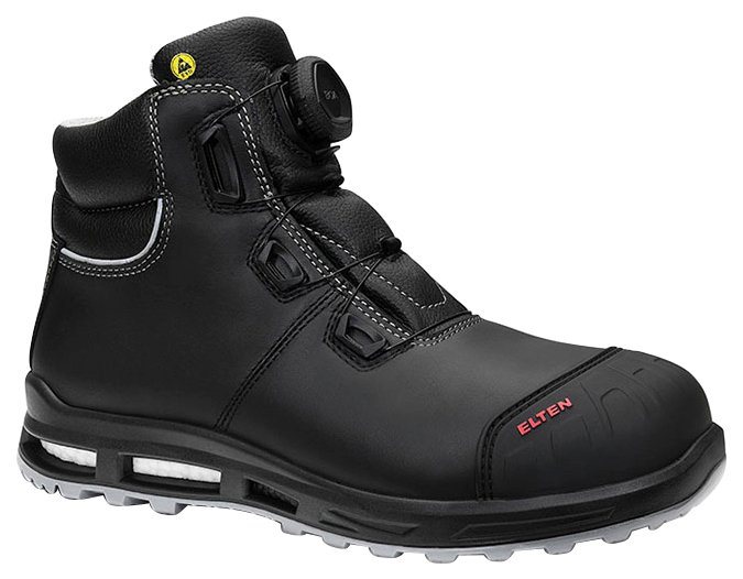 Elten REACTION XXT Pro BOA® Mid ESD S3 Sicherheitsstiefel, Ganzflächige  Einlegesohle ESD PRO black