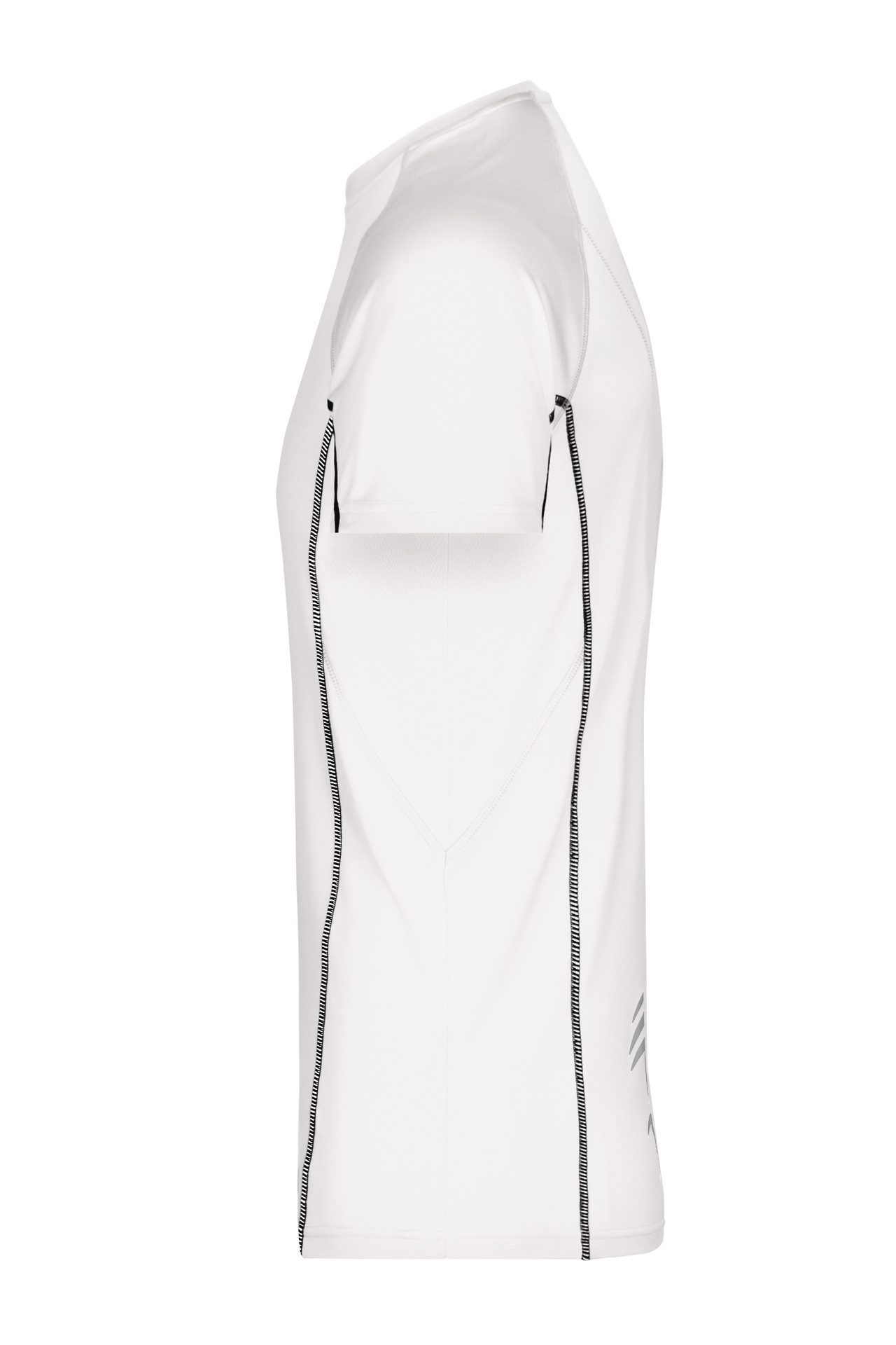 James & Nicholson Laufshirt Doppelpack Herren Sportshirt modische reflektierende Details JN421 (Doppelpack, 2 Stück) Feuchtigkeitsregulierend, atmungsaktiv und schnell trocknend