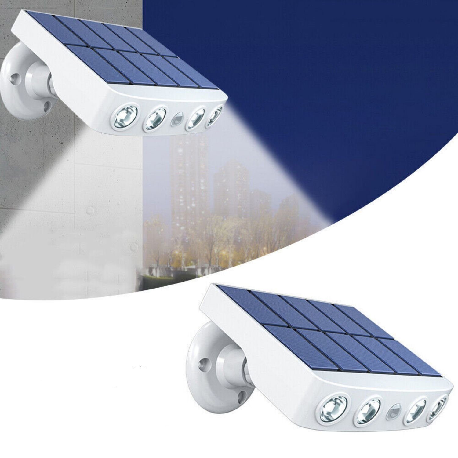 DOPWii LED Solarleuchte 2PCS Solarlampe,3 Modi,mit
