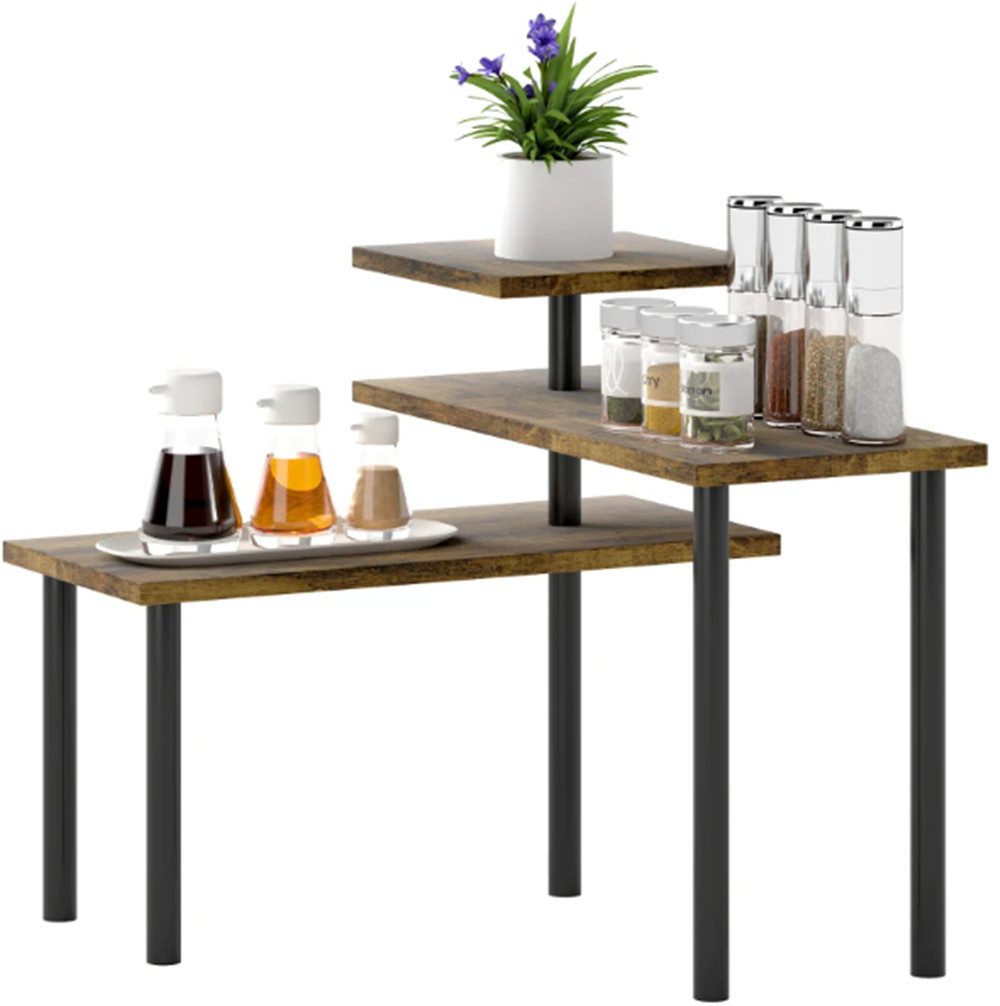 XDeer Küchenregal Küchenregal, Regal Drehbar Mikrowellenregal günstig online kaufen
