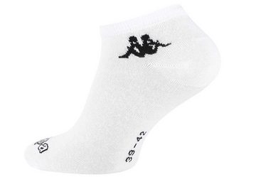 Kappa Sneakersocken 12 Paar KAPPA ® Herren Baumwolle Sneaker Socken Schwarz / Weiß
