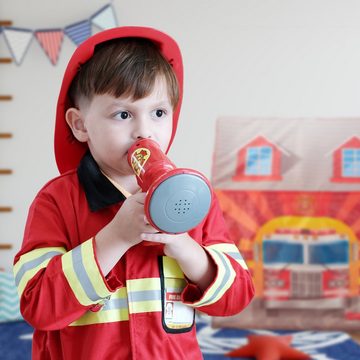 relaxdays Spielzelt Feuerwehr Kinderzelt