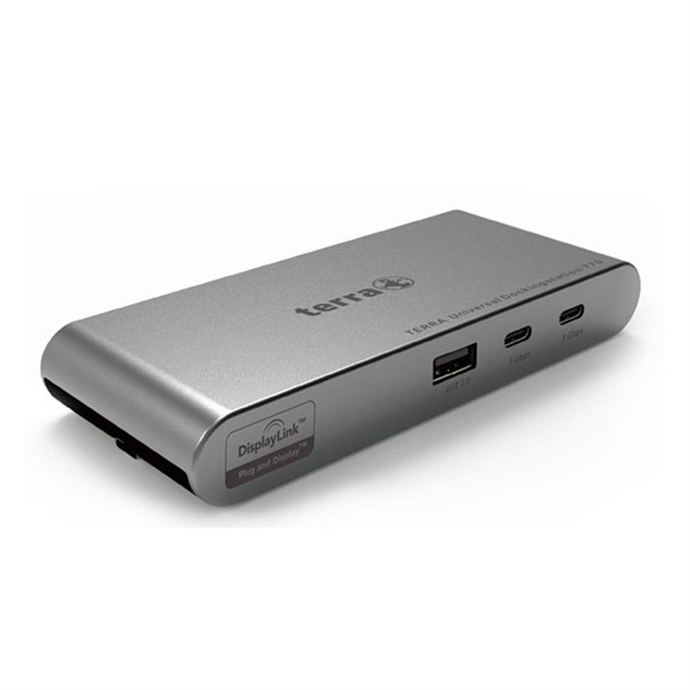 TERRA Laptop-Dockingstation TERRA MOBILE Dockingstation 770 Dual mit USB-C Kabel zu Notebooks, USB-C, 2x HDMI, 2x DisplayPort u.a.