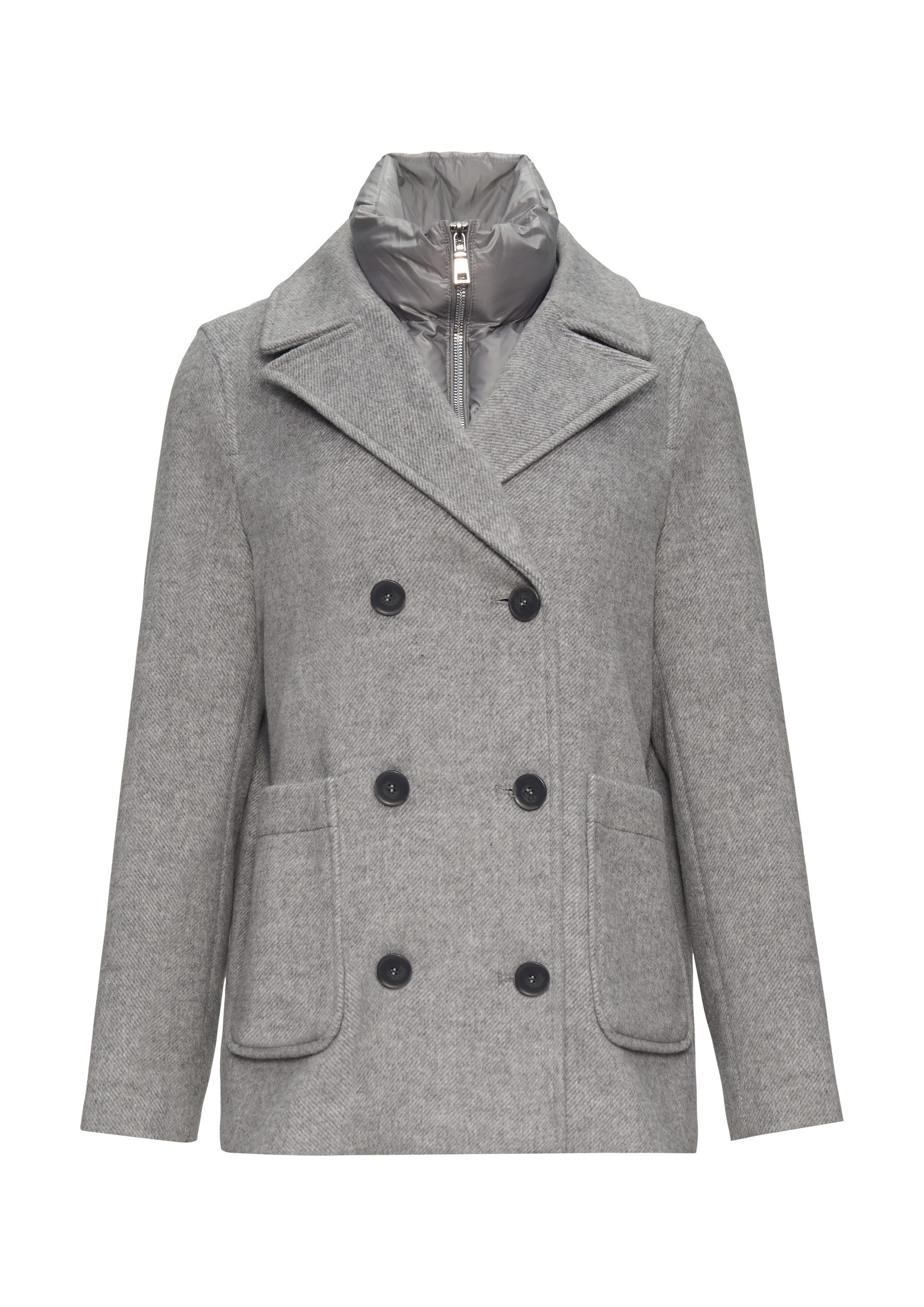 s.Oliver Funktionsjacke Outdoor-Jacke Caban im Materialmix mit herausnehmba günstig online kaufen