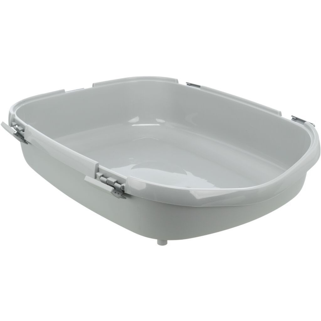 TRIXIE Katzentoilette Katzentoilette Primo XXL - grau/weiß - 56 × 25 × 71 cm