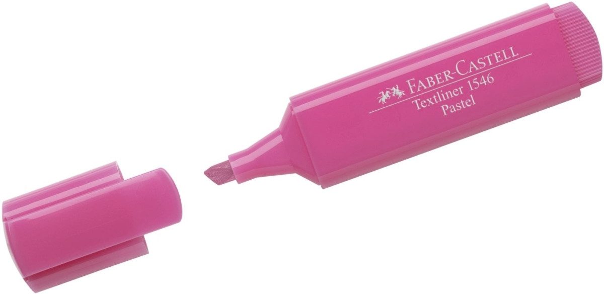 Faber-Castell Marker Textmarker Textliner 1546 nachfüllbar rose (10 Stück)