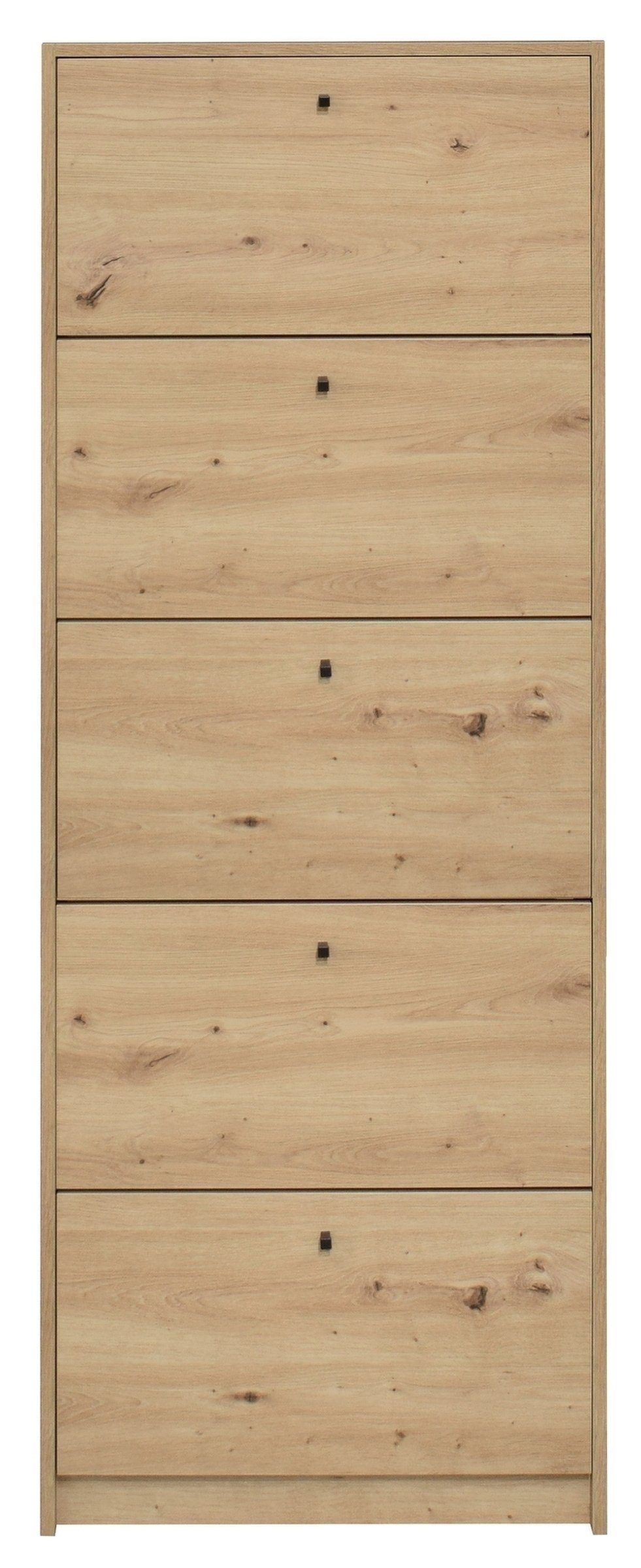 freiraum Schuhkipper Flap, in asteiche, Holzwerkstoff - 60x168x16cm (BxHxT)