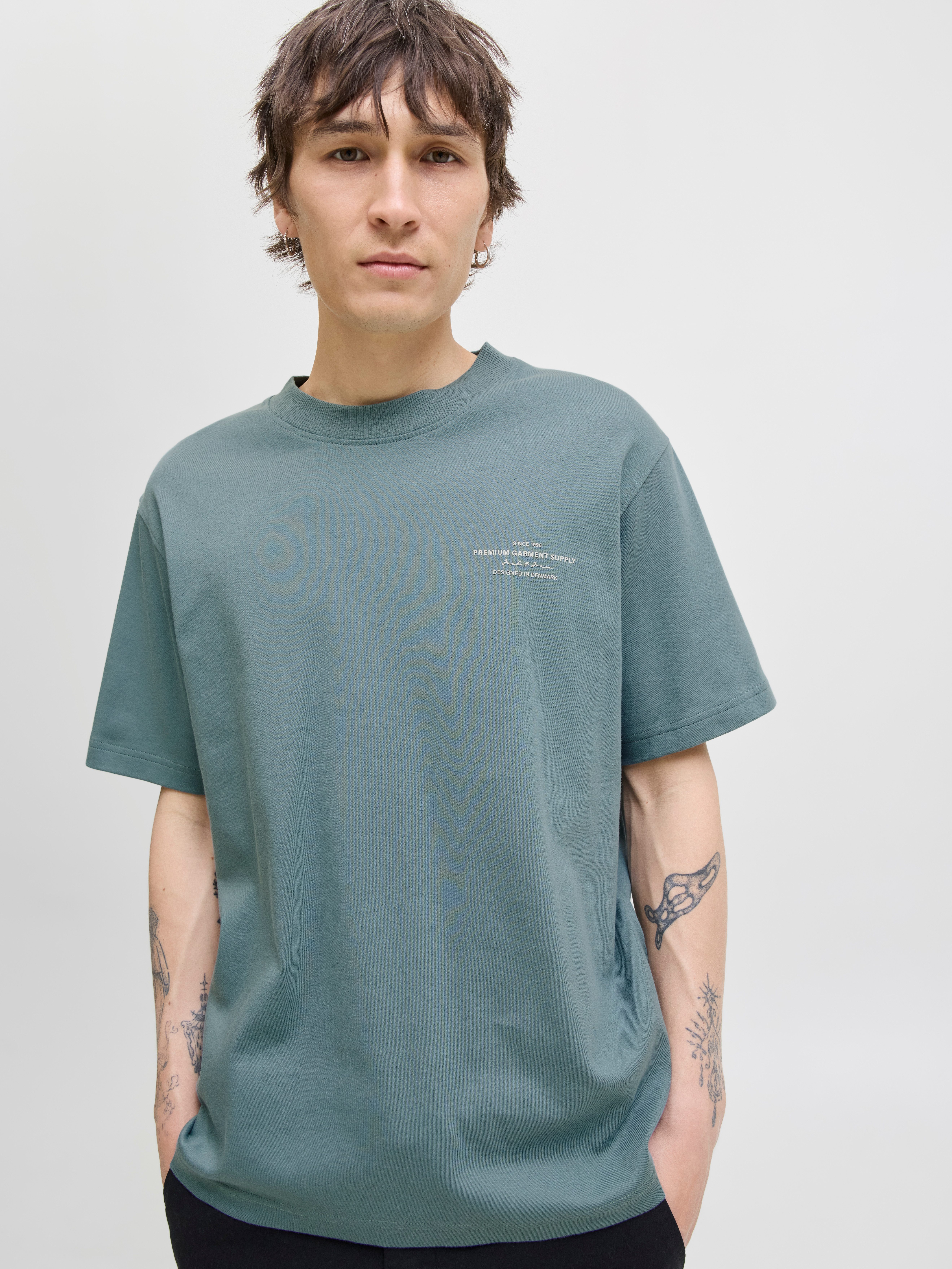 Jack & Jones Rundhalsshirt JPRBLACHAD BRANDING SS CREW NECK TEE SN günstig online kaufen