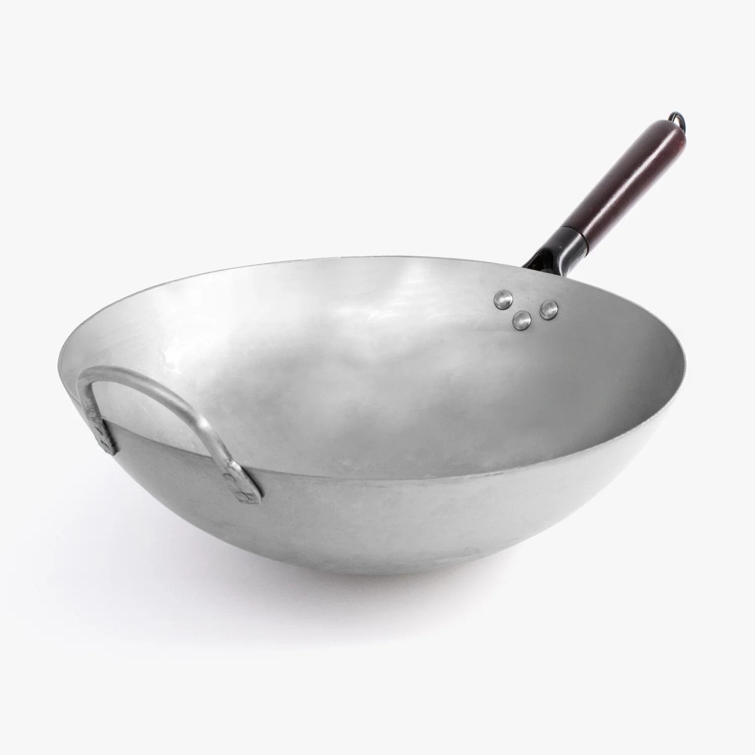 JOEJI’S KITCHEN Wok Wokpfanne 35 cm aus Carbonstahl, Wok mit Griff für Gasherd, (1 Wokpfanne)