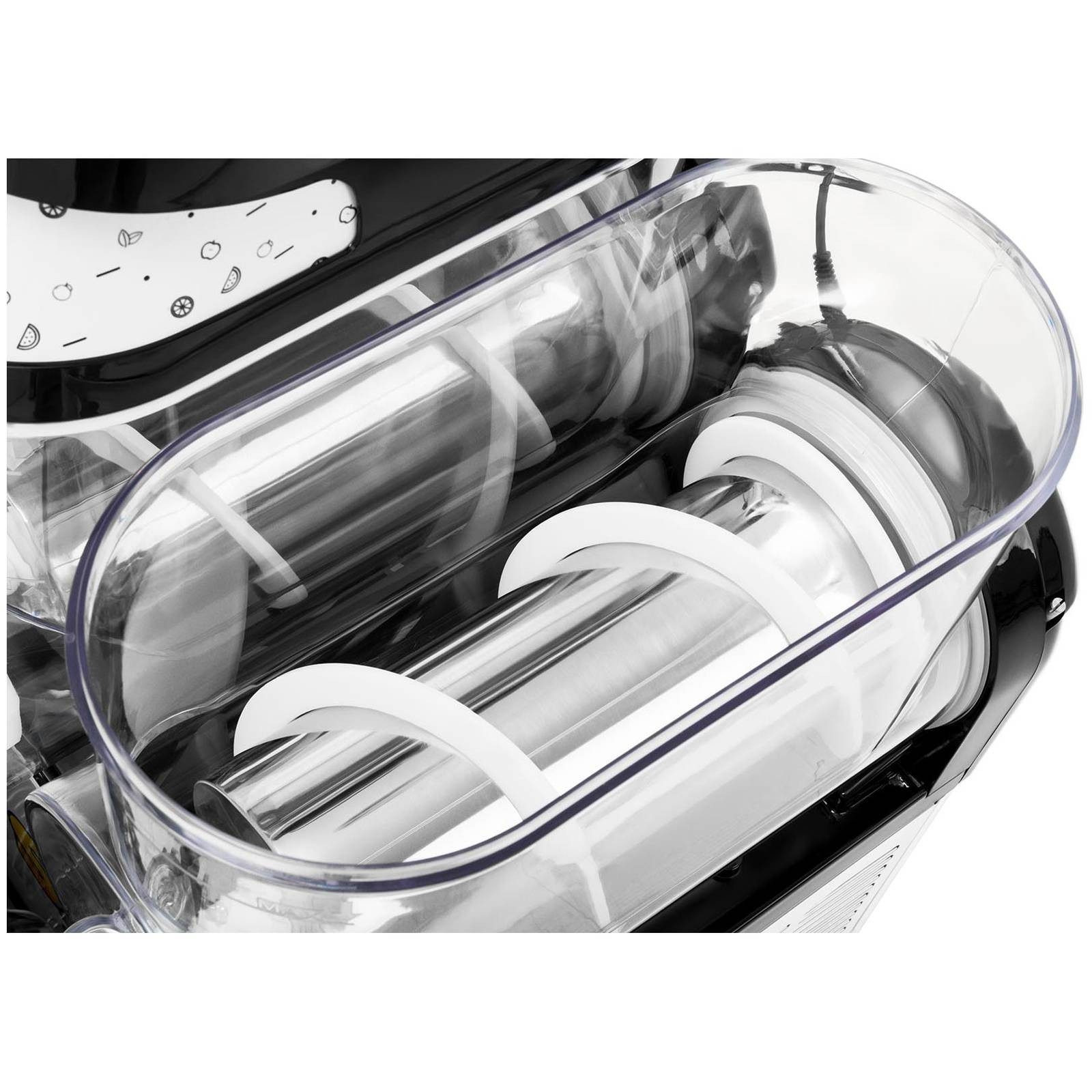 Royal Catering Slush-Eismaschine 2 x 12 L Slushmaschine Ice Maker Softeis Slusheis Eis Maschine LED, 600 W