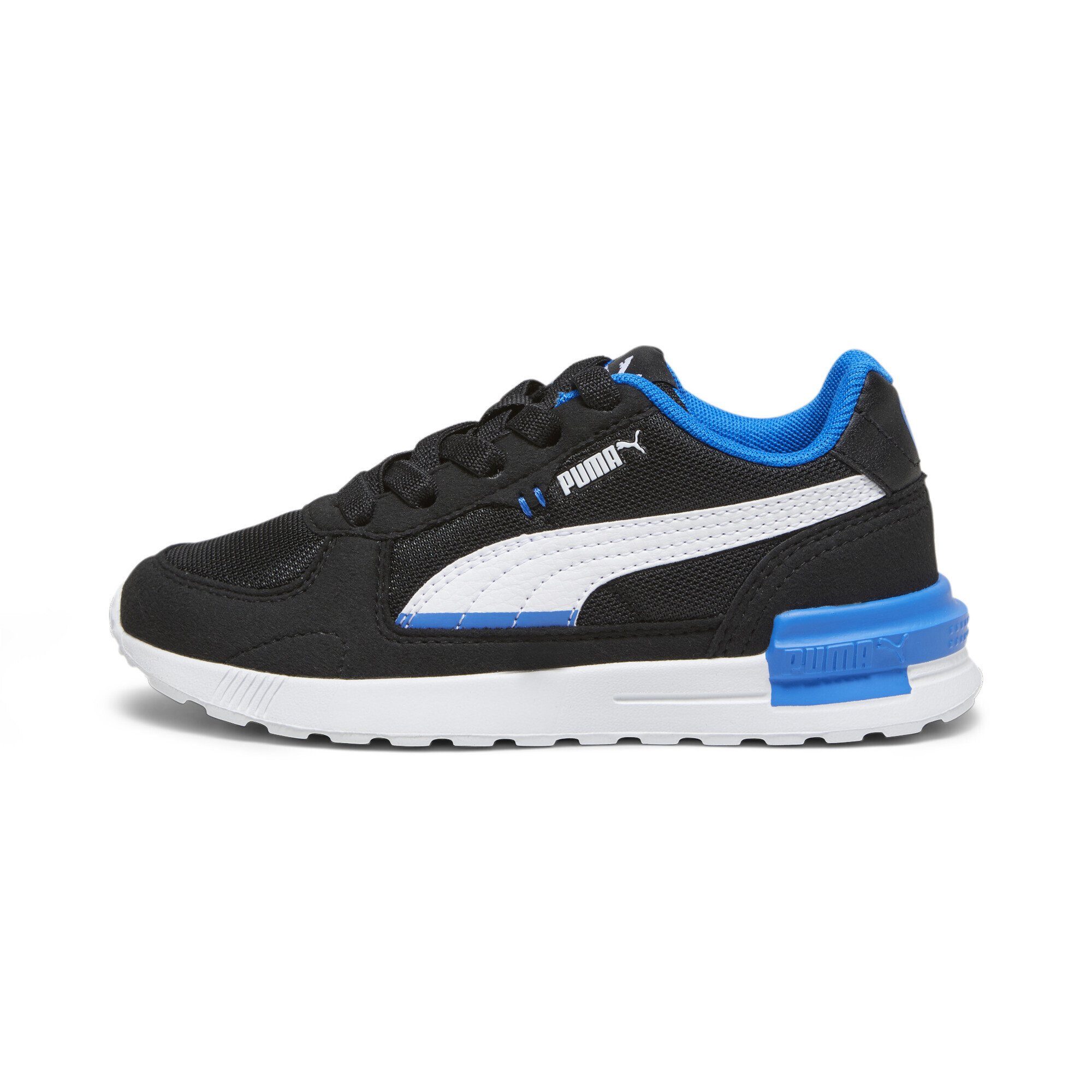 Jugendliche AC Graviton Black Racing Blue Sneaker Sneaker White PUMA