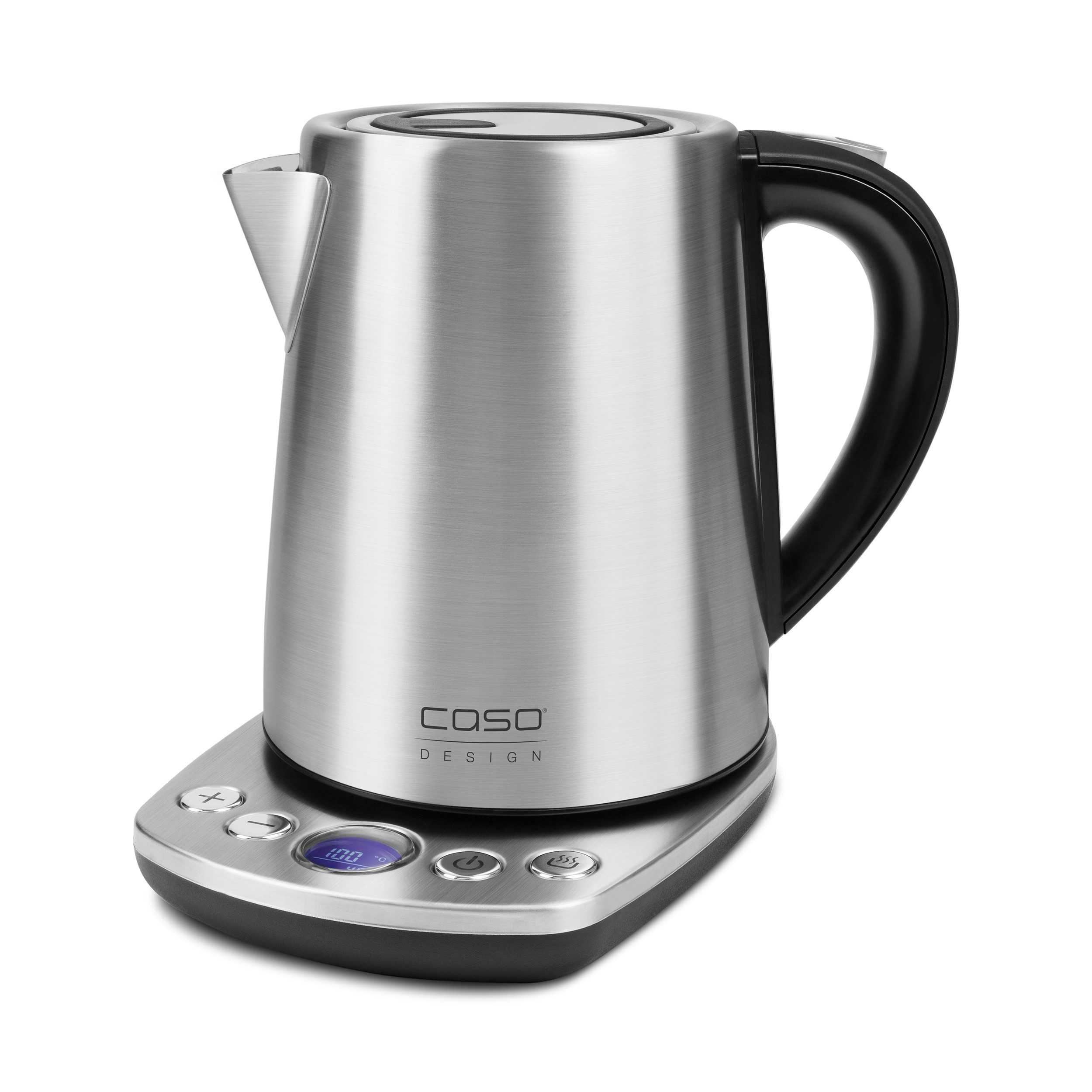 Caso Wasserkocher WK 2100 compact, 1,2 l, 2200 W, Edelstahlgehäuse