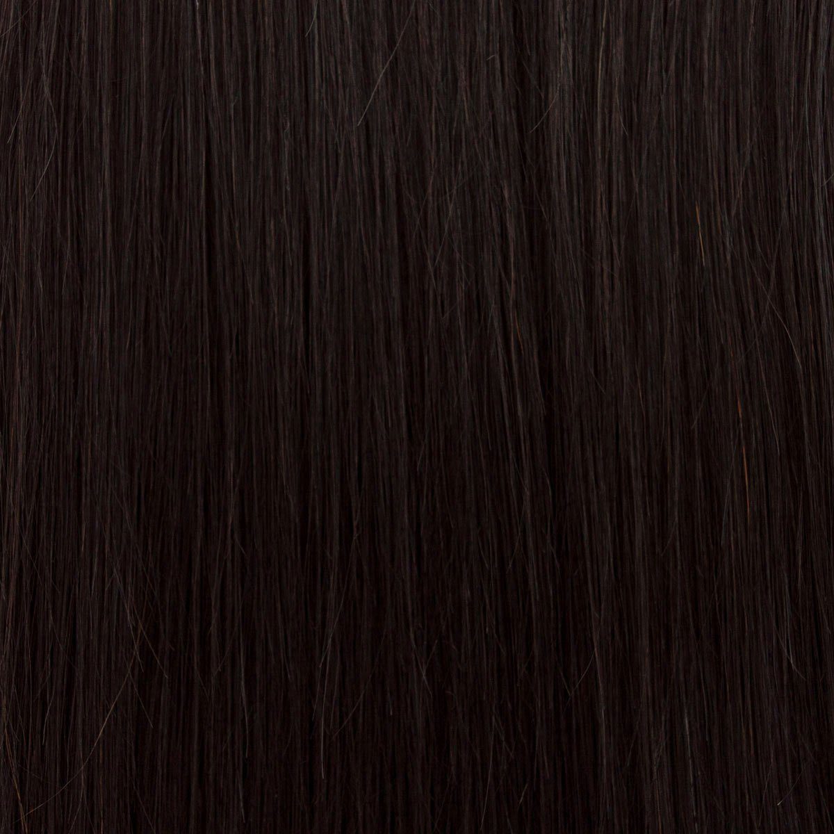 #1B Echthaar-Extension Extend Global Haartresse schwarzbraun