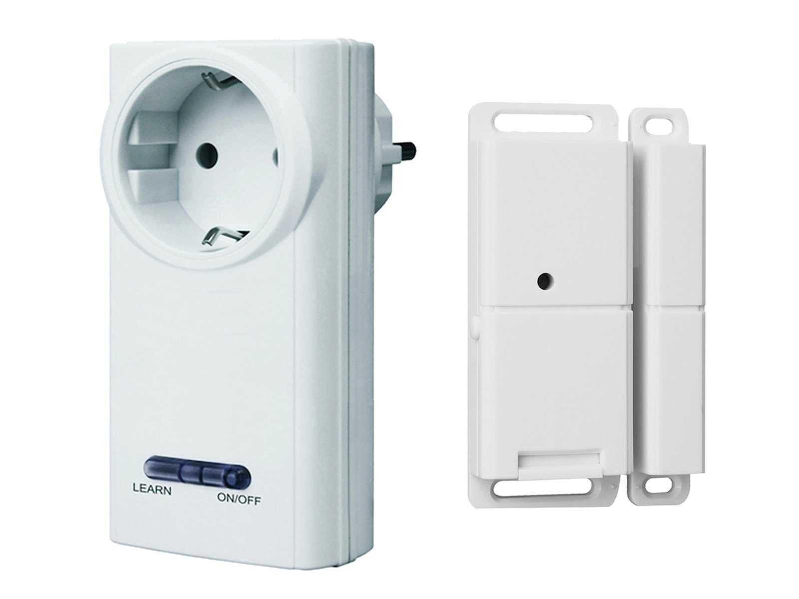 smartwares Smarter Kontaktsensor, Smart Funk Fenster-Kontaktschalter für Dunstabzugshauben & Steckdose