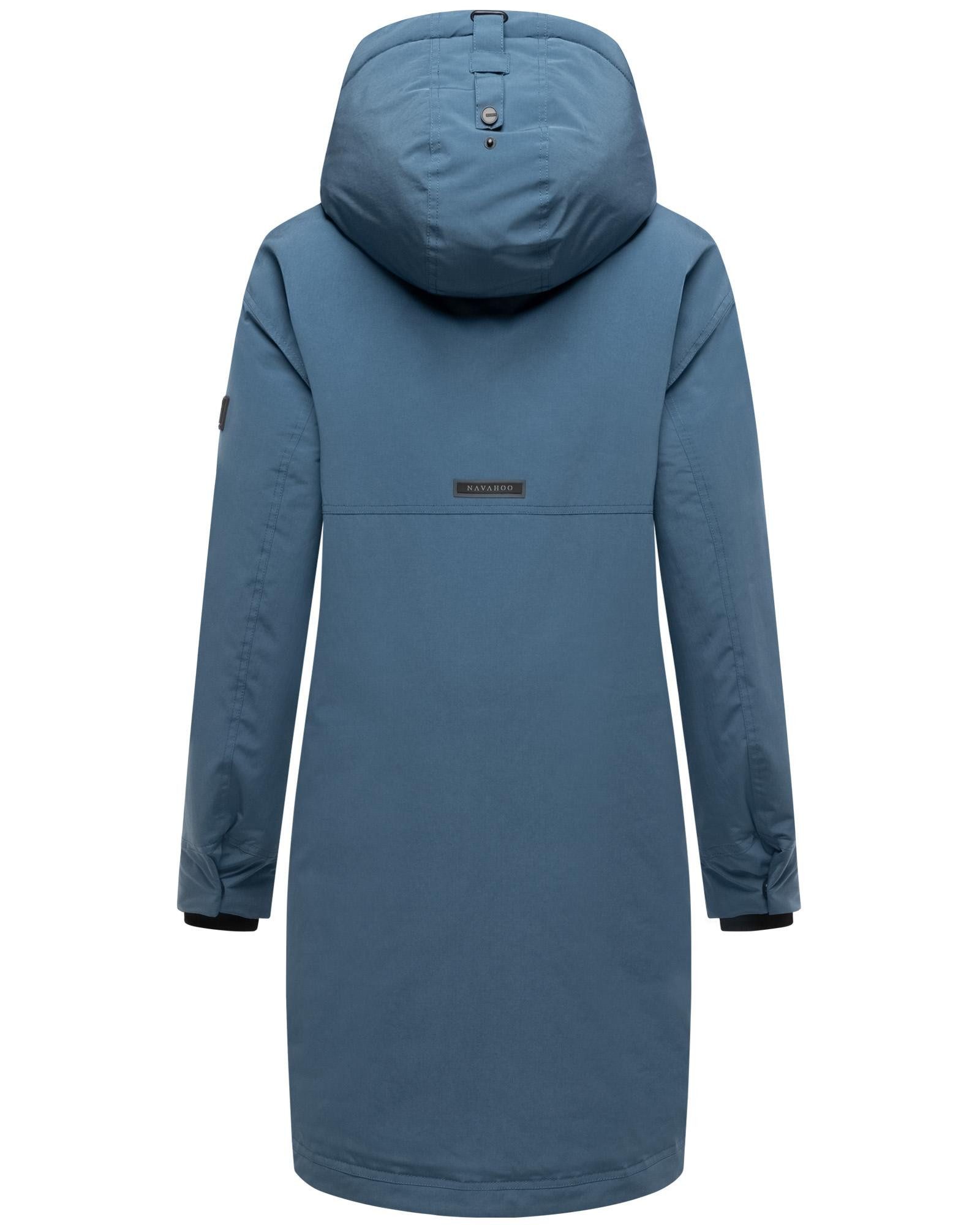 Navahoo Wintermantel Hageltanz 14 Warmer Damen Kurzmantel mit Kapuze