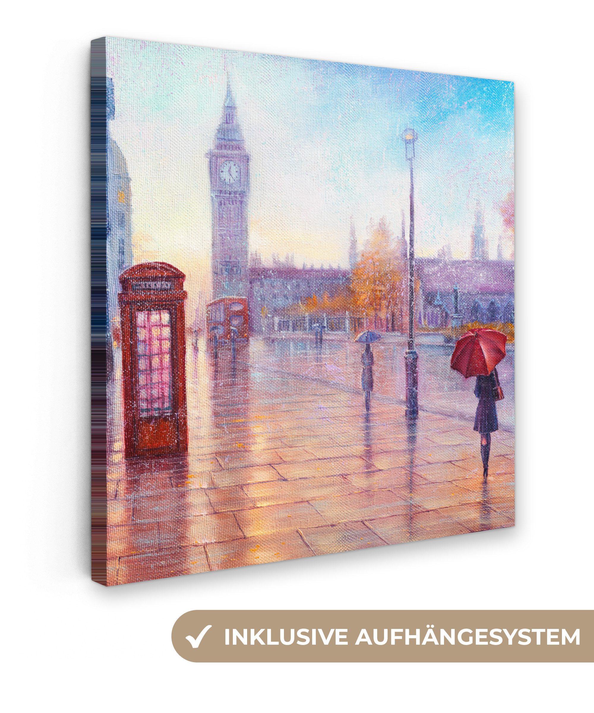 OneMillionCanvasses® Leinwandbild Malerei - Ölfarbenoptik - günstig online kaufen