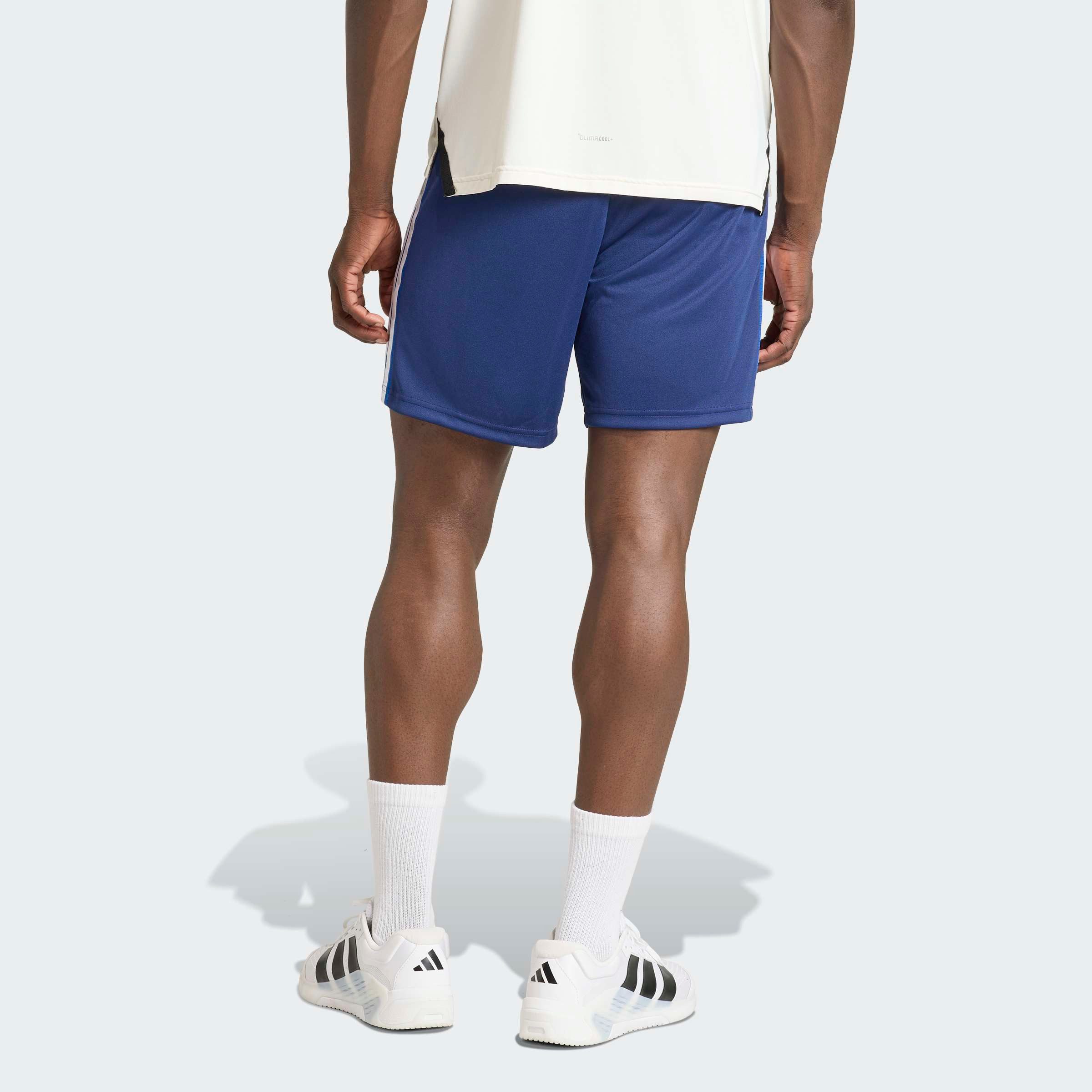 adidas Performance Shorts WORKOUT ESSENTIALS ALL-SET 3-STRIPES KNIT (2-tlg) für sportliche Aktivitäten, mit normal-weiter Passform, aus Polyester