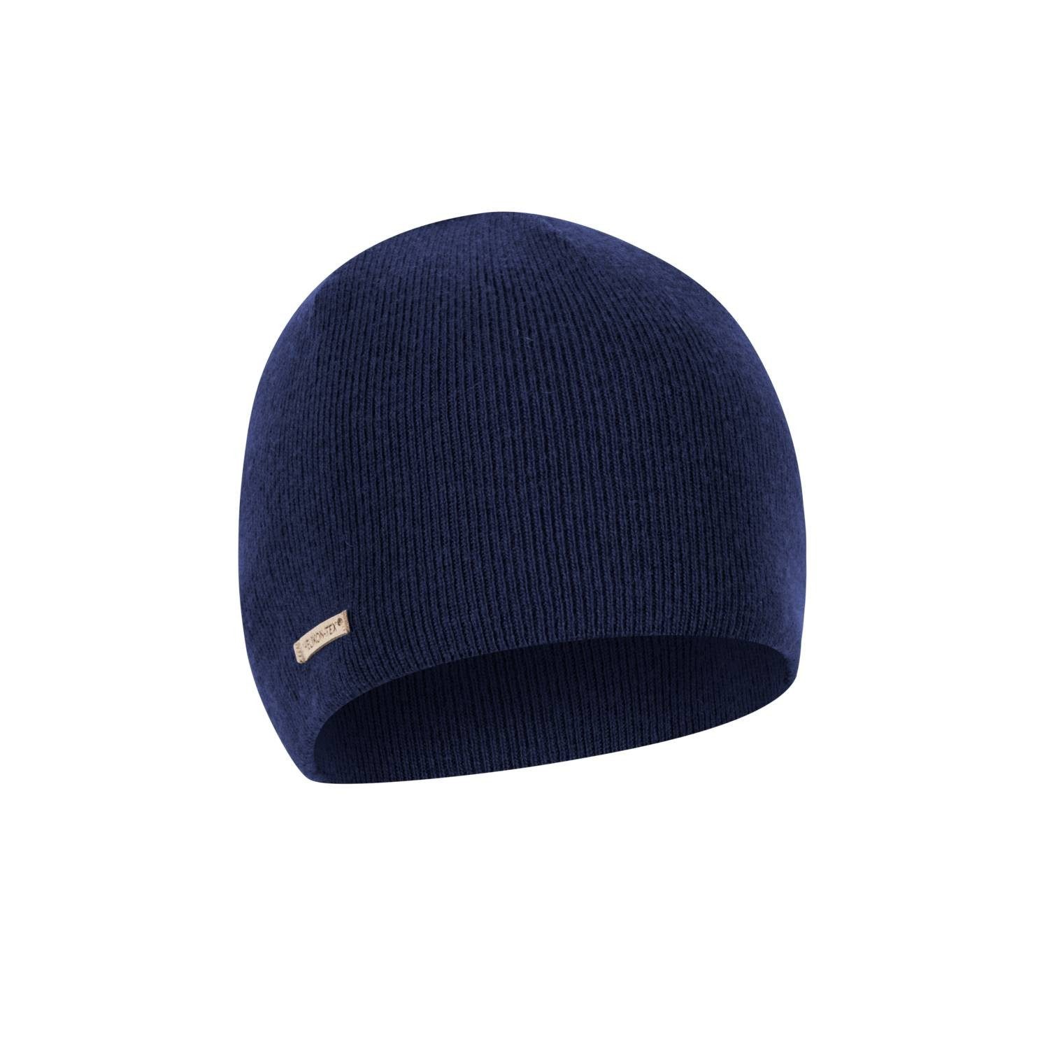 Helikon-Tex Strickmütze Helikon-Tex Urban Beanie Cap aus Merinowolle in Navy Blue (1-St) doppelte Schicht aus Merinowolle; leicht, atmungsaktiv