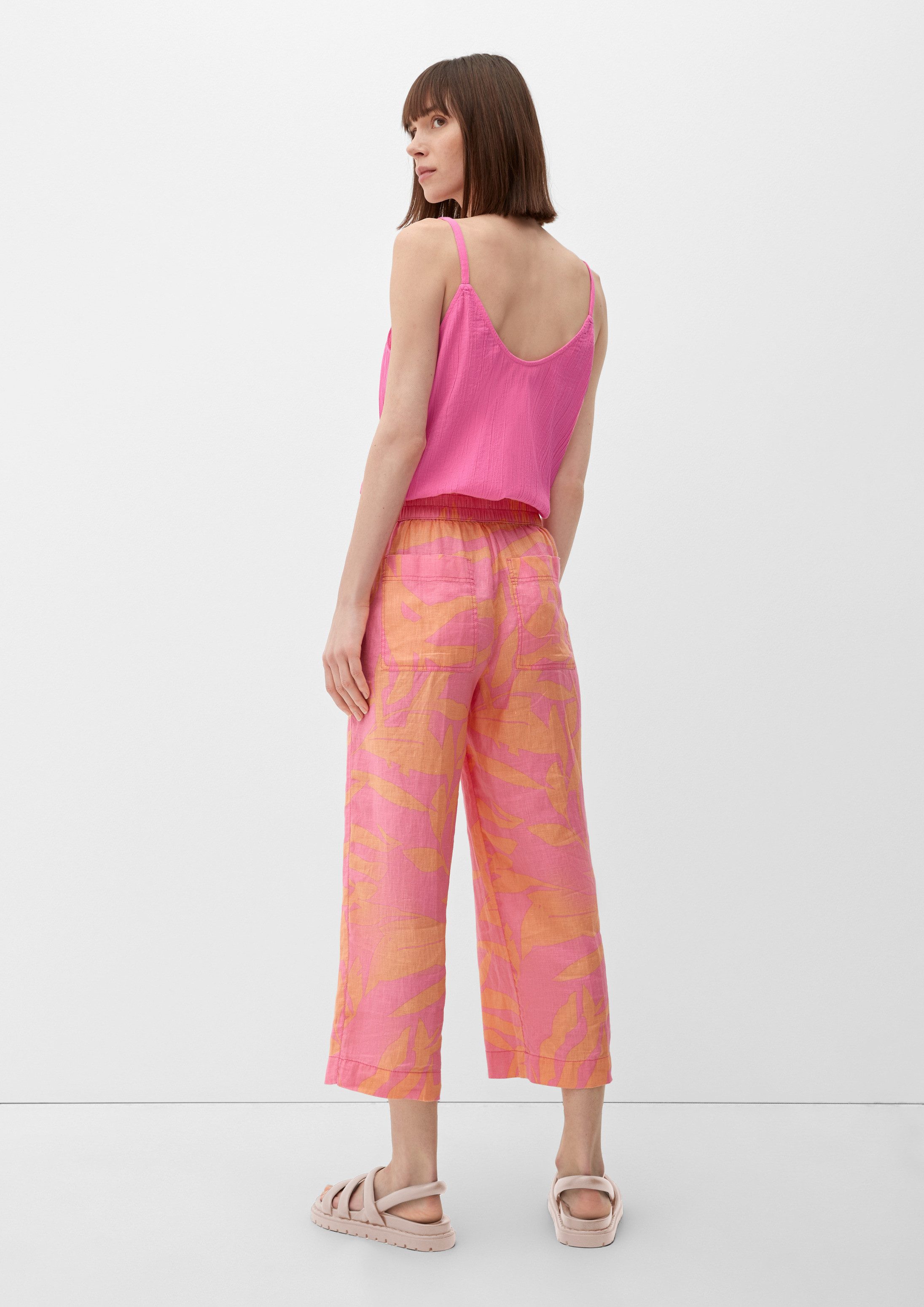 s.Oliver Blusentop Bluse Blusentop mit Crêpestruktur