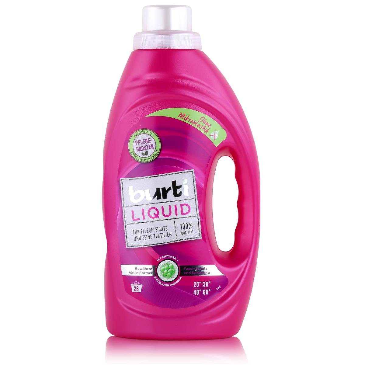 Liquid burti Feinwaschmittel Textilien pflegeleichte Für - Colorwaschmittel (1er 1,45L burti