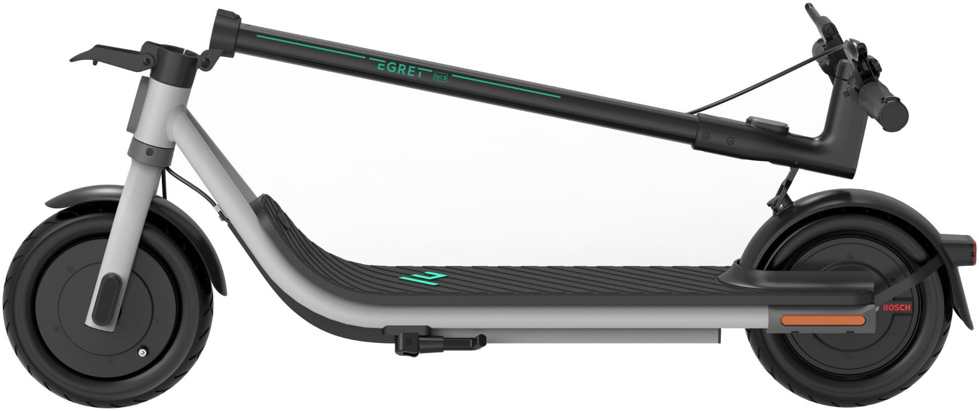 Egret E-Scooter Egret Ey! S Street legal, 350 W, 20 km/h, (Set, 5 tlg., Betriebsanleitung, Ladegerät, Montagewerkzeug, Scooter), Schlauchlos