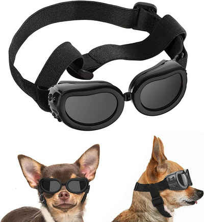 Sarfly Monoscheibensonnenbrille Sonnenbrille für Hunde UV Schutzbrille, Hundebrille mit Einstellbar