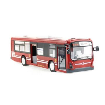 efaso RC-Bus E635 ferngesteuerter Bus rot 1:32 - Stadtbus City Bus mit Licht/Sound, Hupe und beweglichen Türen