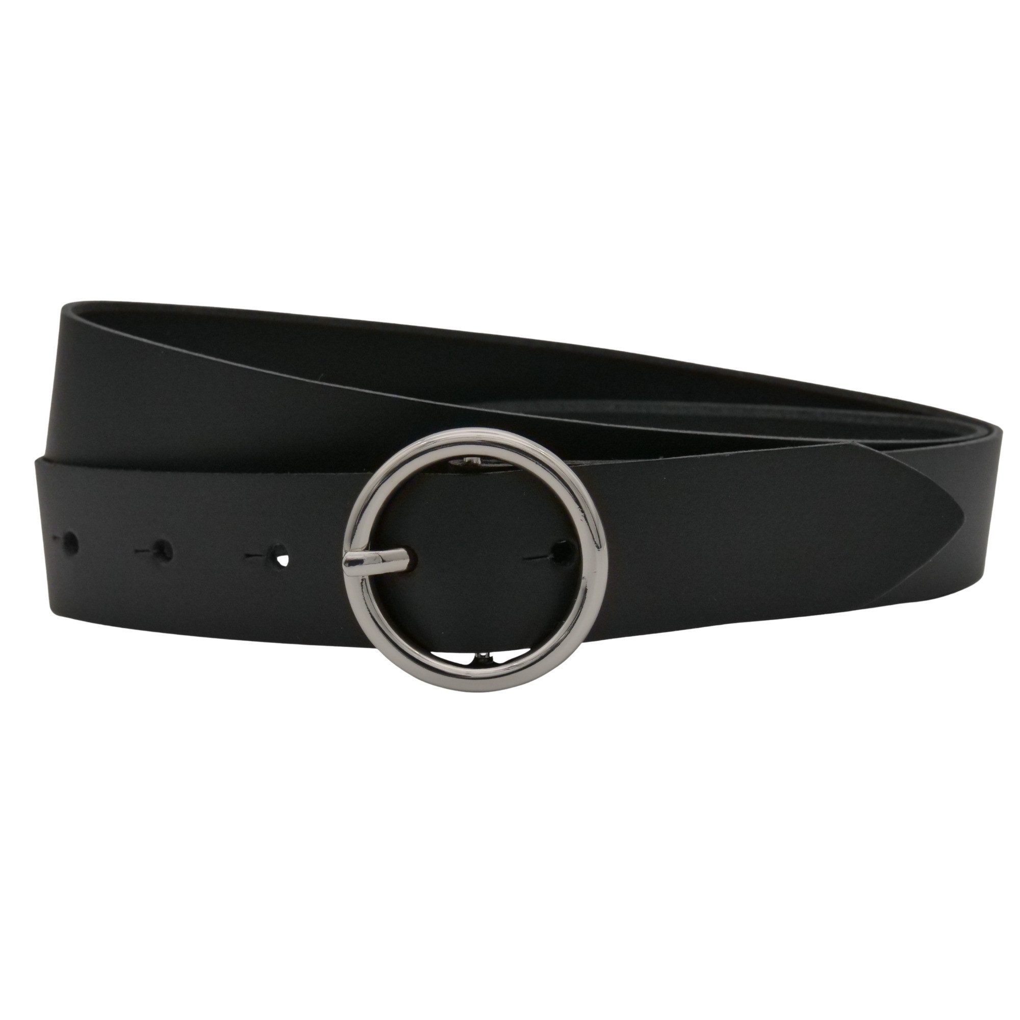 AnnaMatoni Ledergürtel AnnaMatoni Damen Ledergürtel Basic Gürtel 3cm breit echt Leder