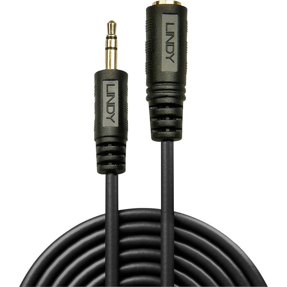 Lindy Premium Audio-Verlängerungskabel, 3.5mm Audio- & Video-Kabel, (10.00 cm)