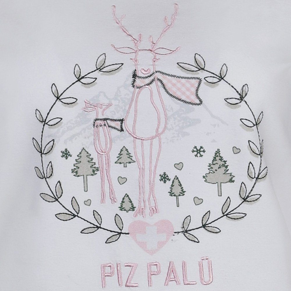 Piz Palü T-Shirt Piz Palü Damen Langarmshirt 'Gerach' mit Hirsch S günstig online kaufen