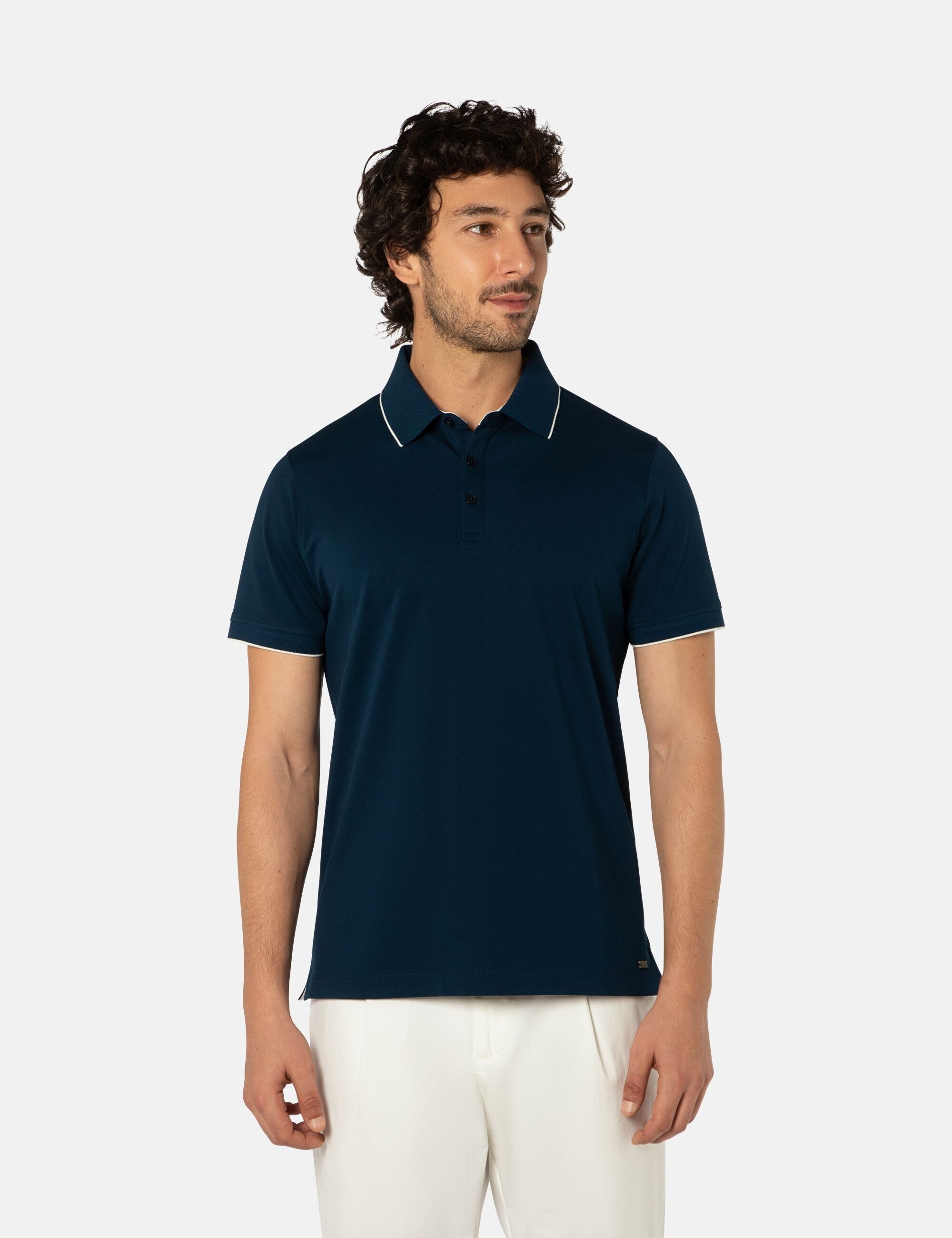 BENVENUTO. Poloshirt ALFREDO (1-tlg) aus hochwertigem Baumwollstretch