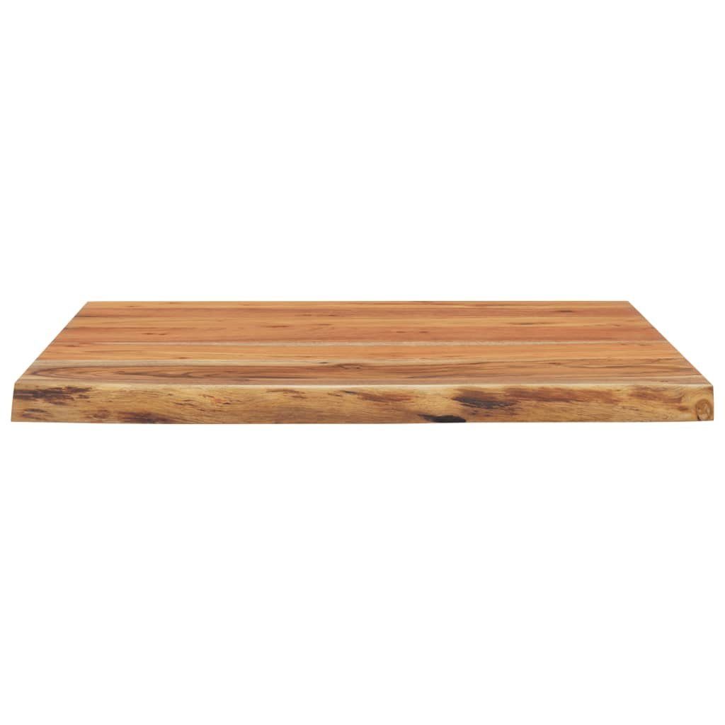 vidaXL Tischplatte Wandregal 40x40x2,5 cm Quadratisch Massivholz Baumkante (1 St) – Bild 4 von 5