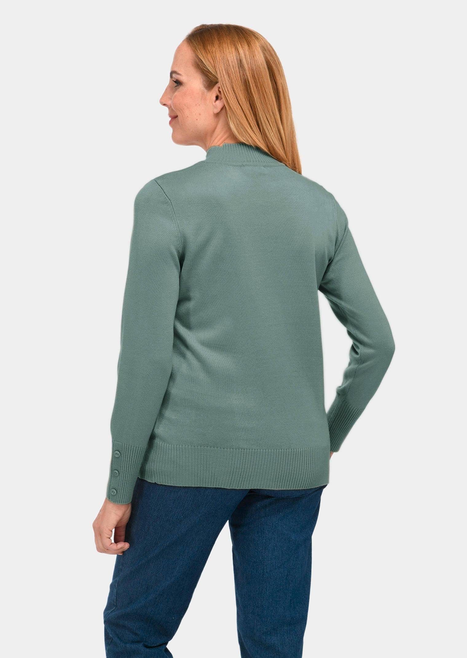 Kurzgröße: jade Strickpullover GOLDNER