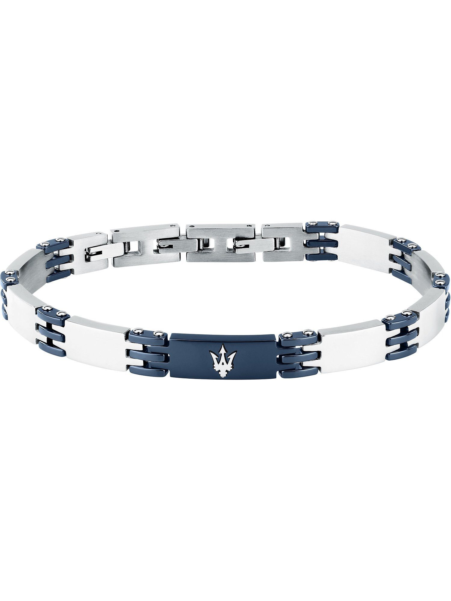MASERATI Edelstahlarmband Maserati Herren-Armband Stahl, Keramik