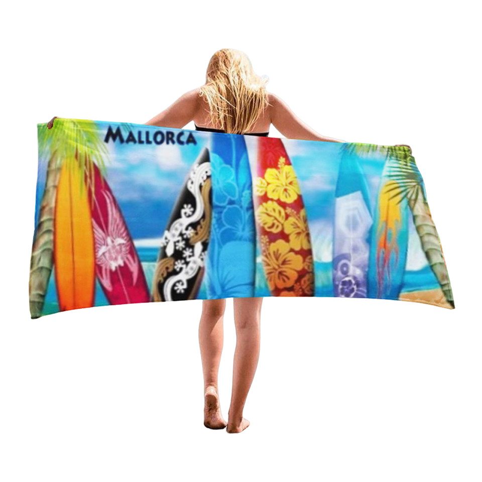 nsihing Strandtuch 70x140 cm Strandlaken Strandhandtuch Mikrofaser Schnelltrocknend, (1-St), Leichtes, Sandfrei, Badetuch für Strand Schwimmen Sauna Camping