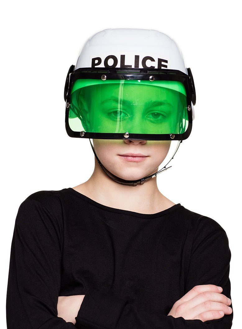 Polizei-Kostüm Police Polizeihelm für Kinder