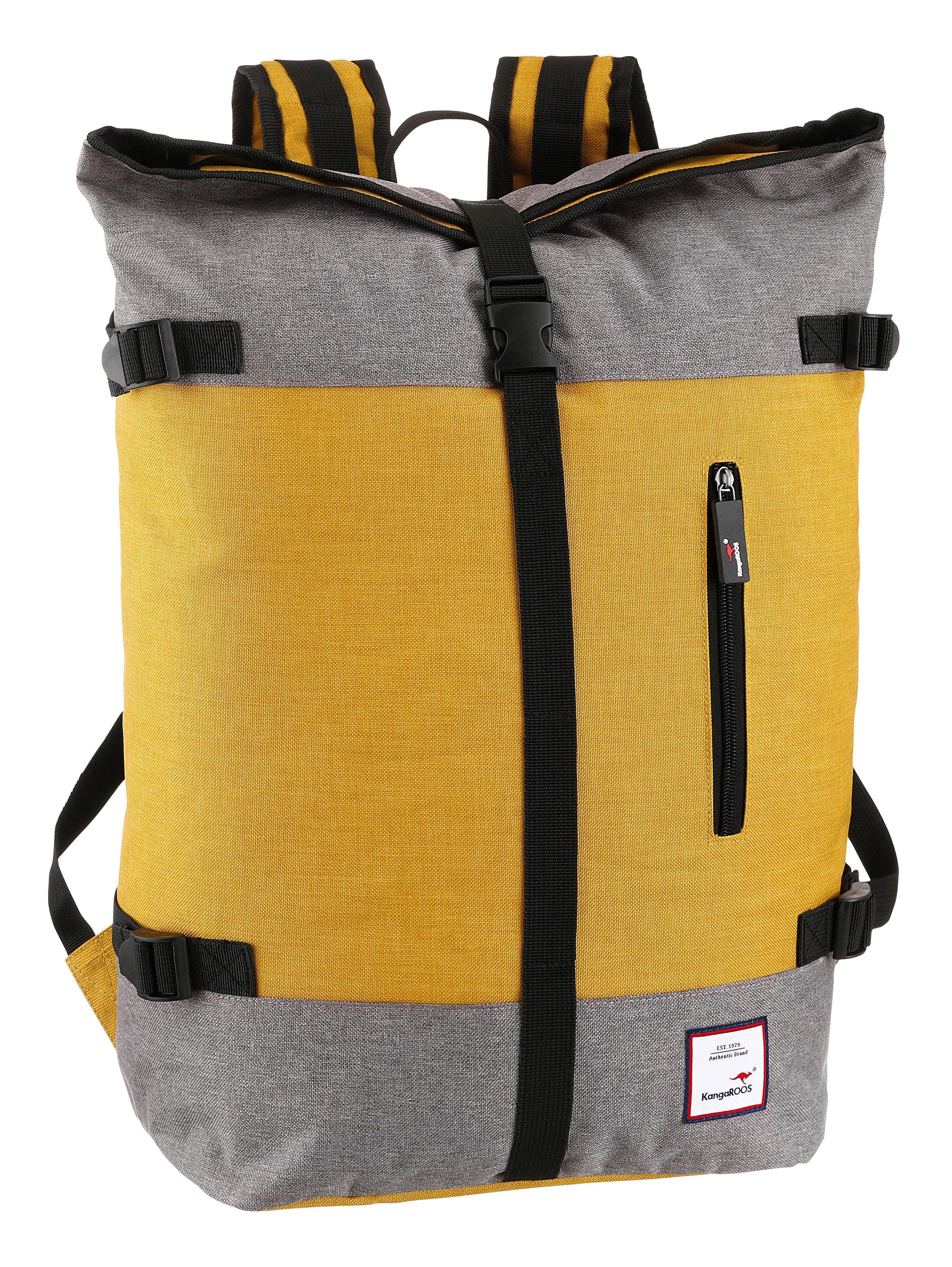 KangaROOS Cityrucksack, mit modischem Roll Top günstig online kaufen