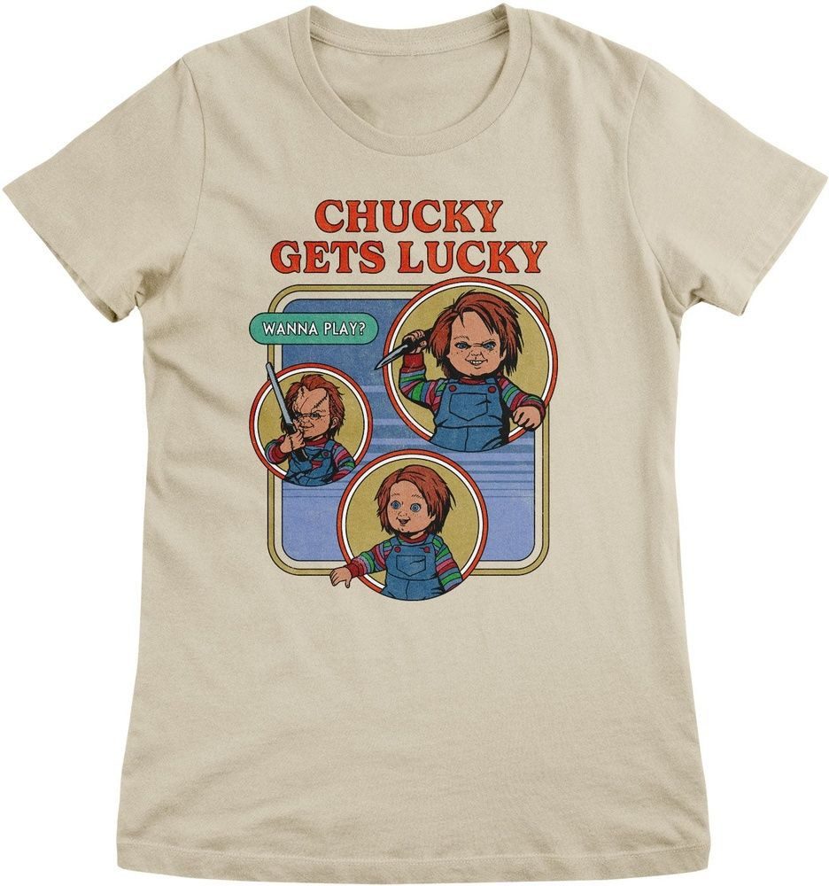 Chucky T-Shirt Chucky Gets Lucky Girly Tee