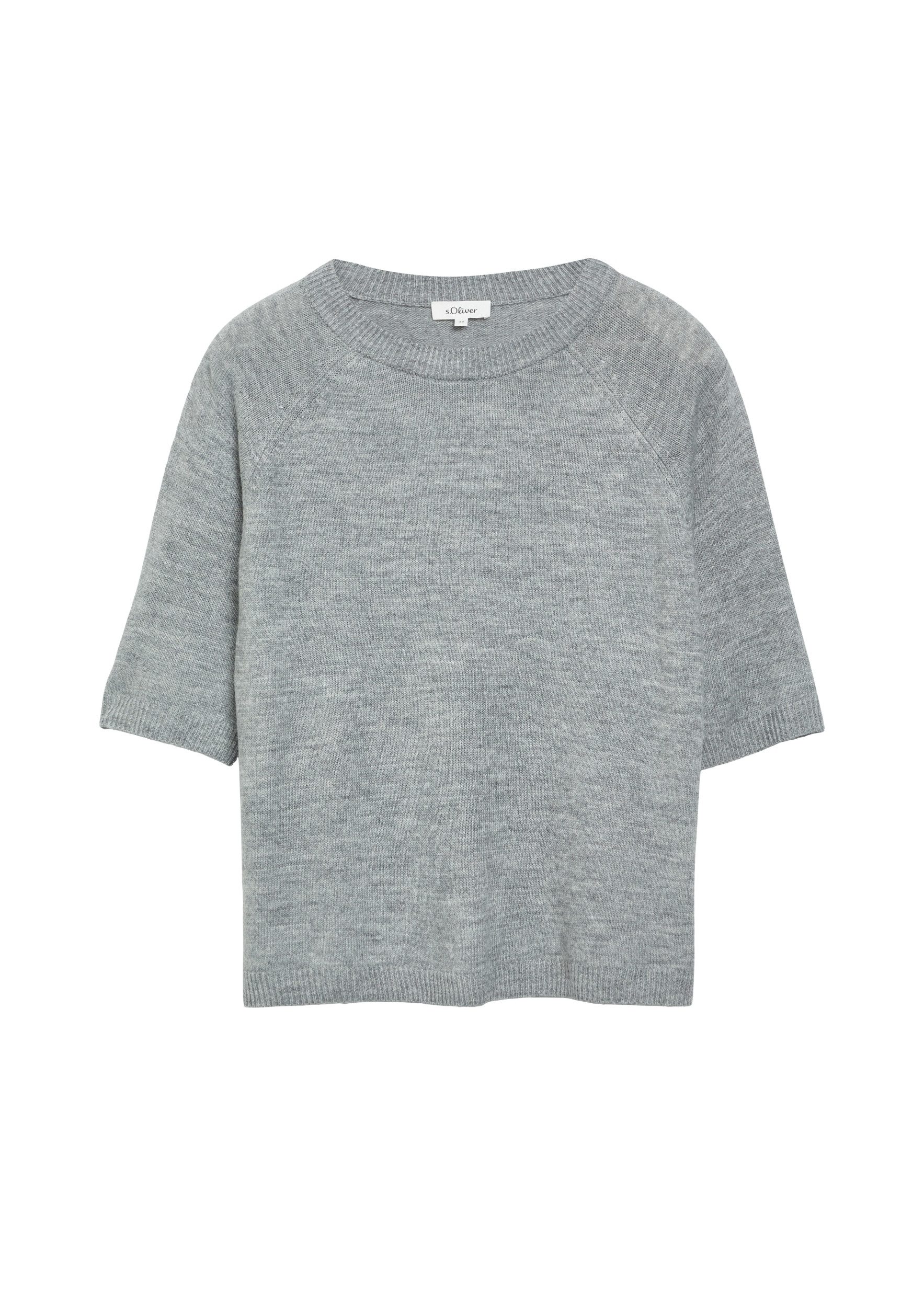 s.Oliver Kurzarmpullover Strickpullover