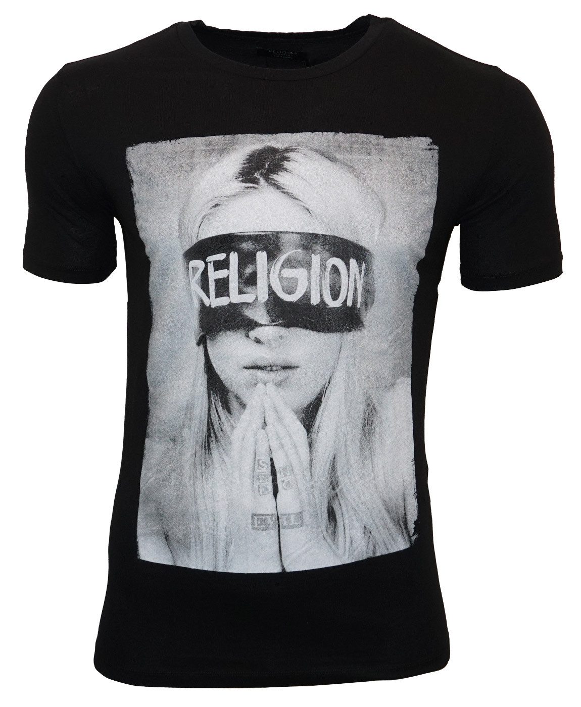 Religion Print-Shirt RELIGION Clothing Herren T-Shirt BLIND FOLD