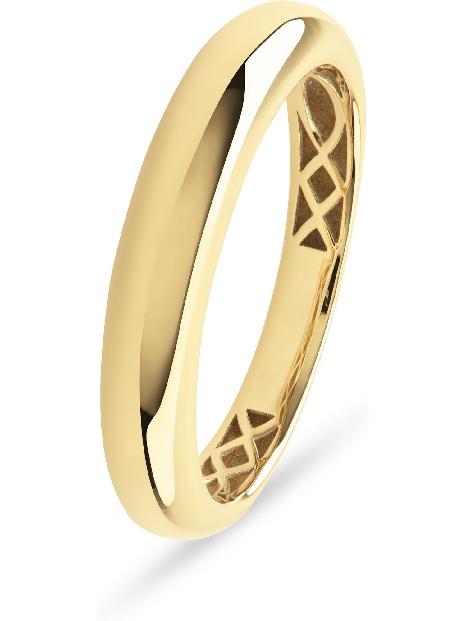 GUIA Damen-Damenring 585er GUIA Gelbgold Fingerring