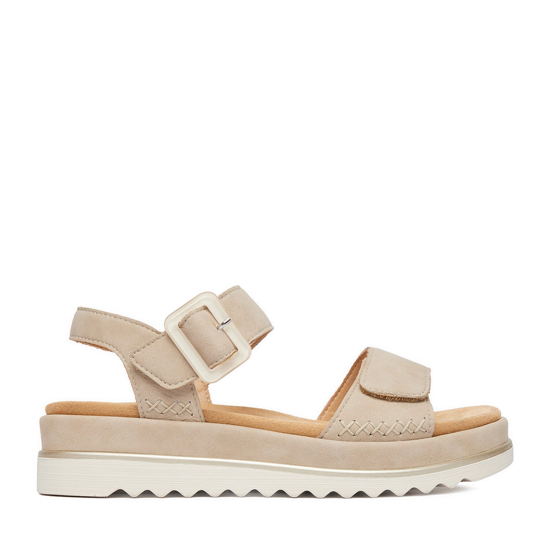 Remonte Remonte Damen-Sandalen Beige Sandale