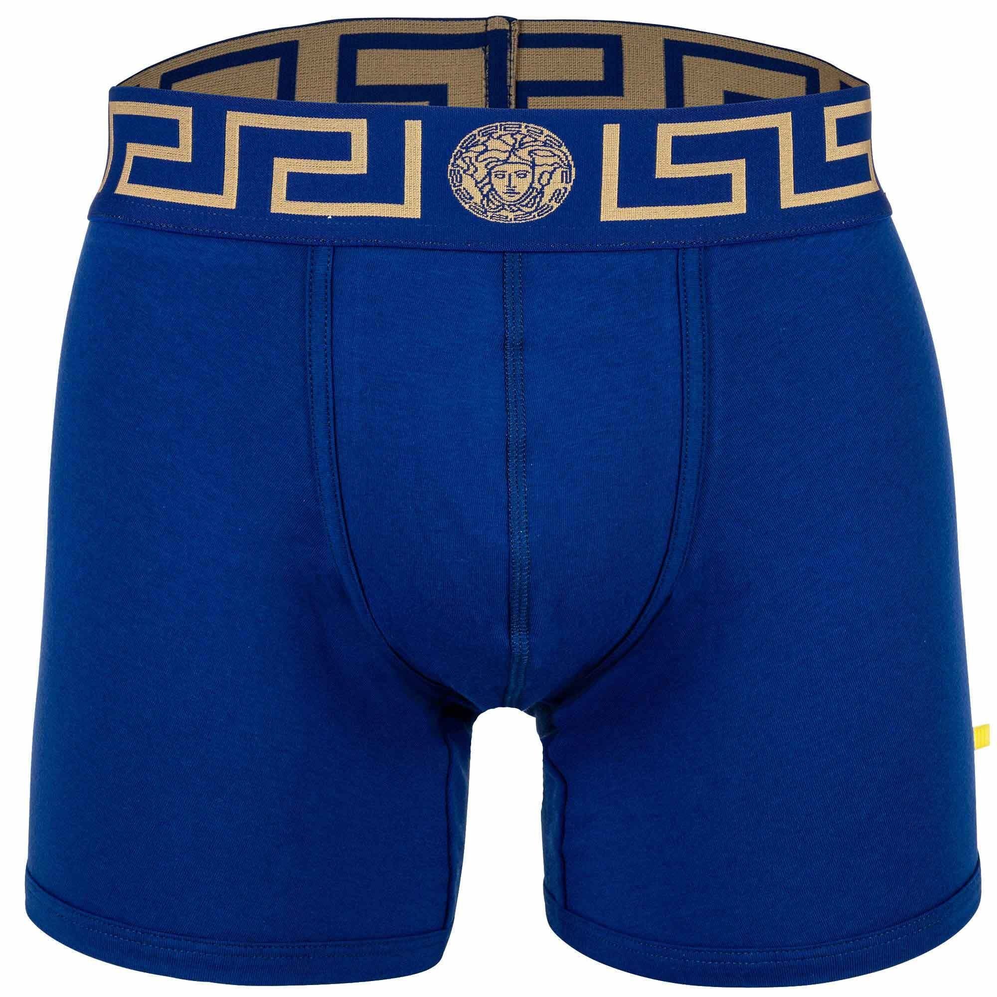 Versace Boxer Herren Boxershorts - TOPEKA, Bi-Stretch, Organic Blau