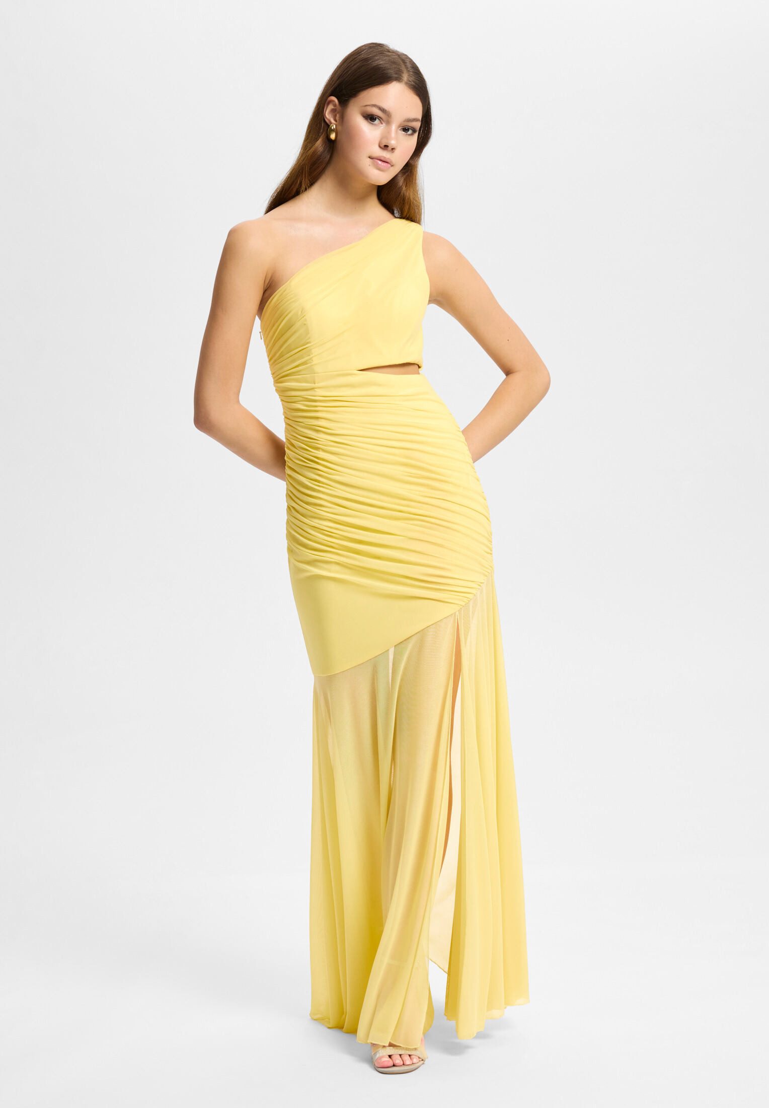 Hey Kyla Abendkleid - One-Shoulder-Kleid mit Cut-Out Detail Figurbetonte Passform