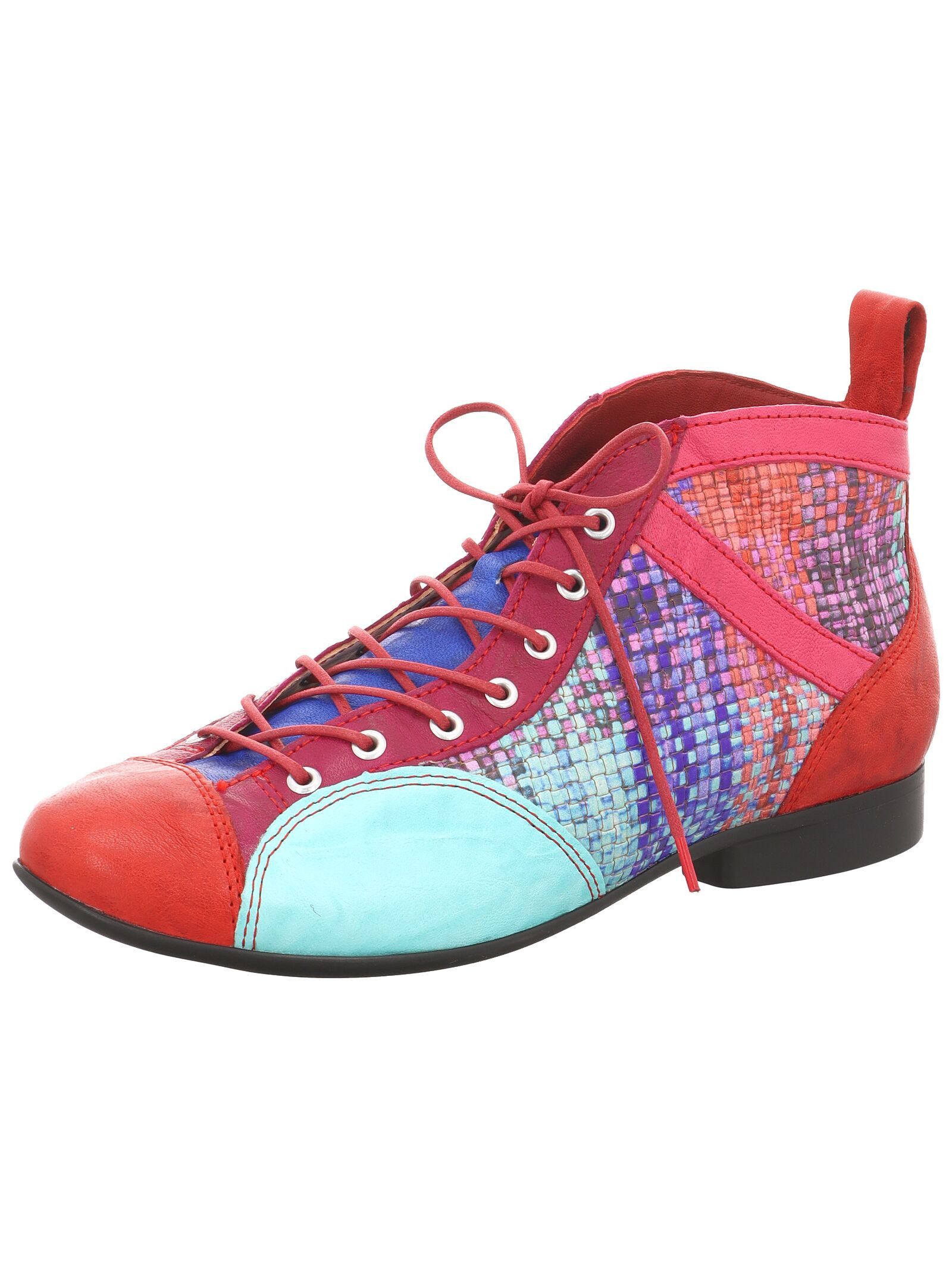 Think! Think! Stiefelette Leder Schnürstiefelette