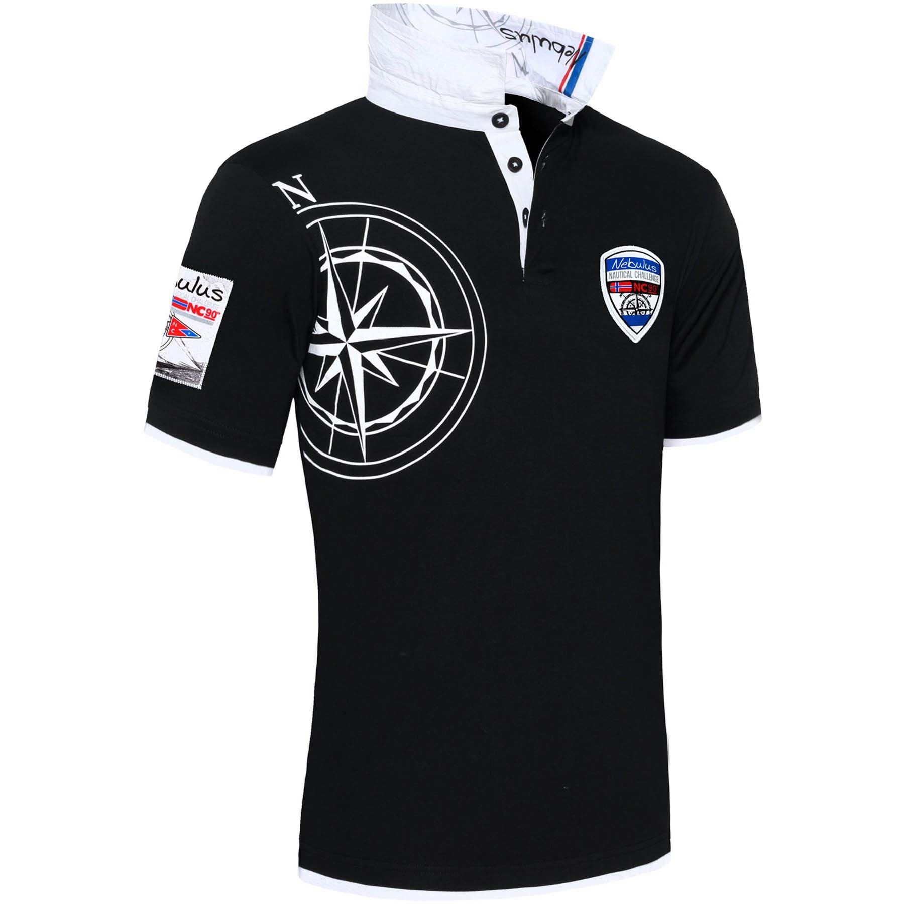 Nebulus Poloshirt EGERSUND, Q2066 - Herren, schwarz, L