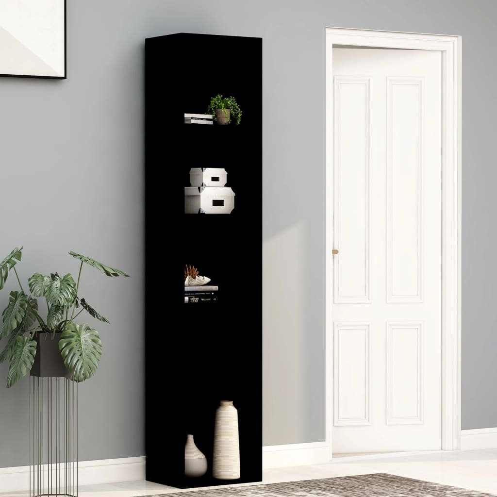 furnicato Bücherregal Schwarz 40x30x189 cm Holzwerkstoff, günstig online kaufen