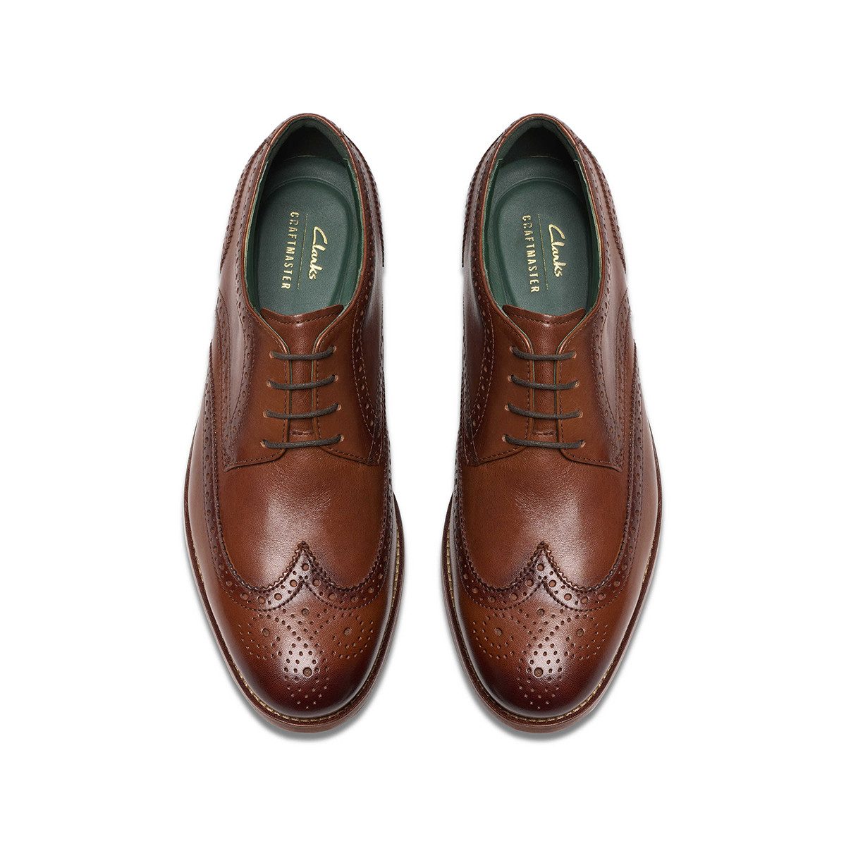 Clarks Clarks CraftJames Tip 26178563 7, Schnürschuhe, Braun, Herren Schnürschuh