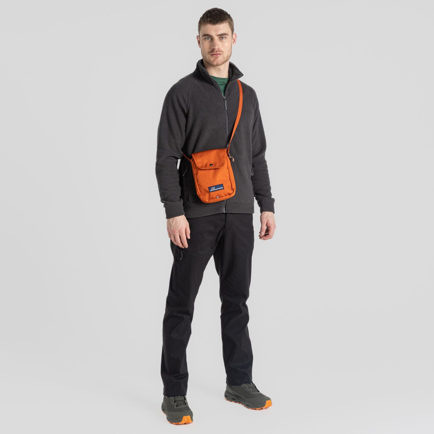 Craghoppers Strickfleecejacke Craghoppers - flauschige Fleece Jacke aus Recyclingfasern Karlton