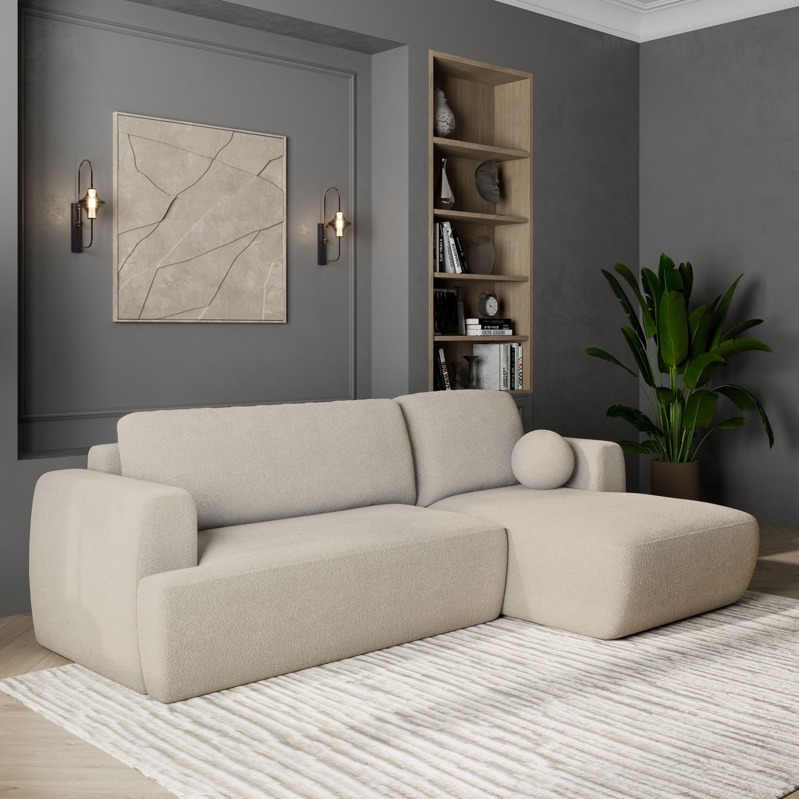 Masseno Ecksofa SENTI mit Schlaffunktion L-Form, günstig online kaufen